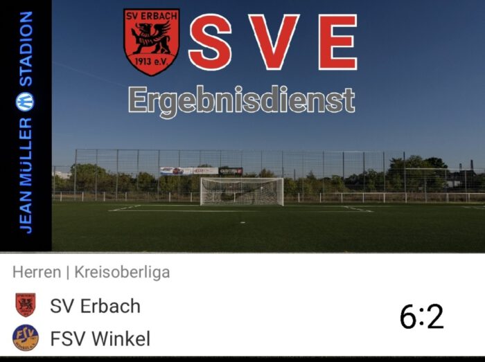 2023-10-06 Ergebnis SVE – FSV Winkel