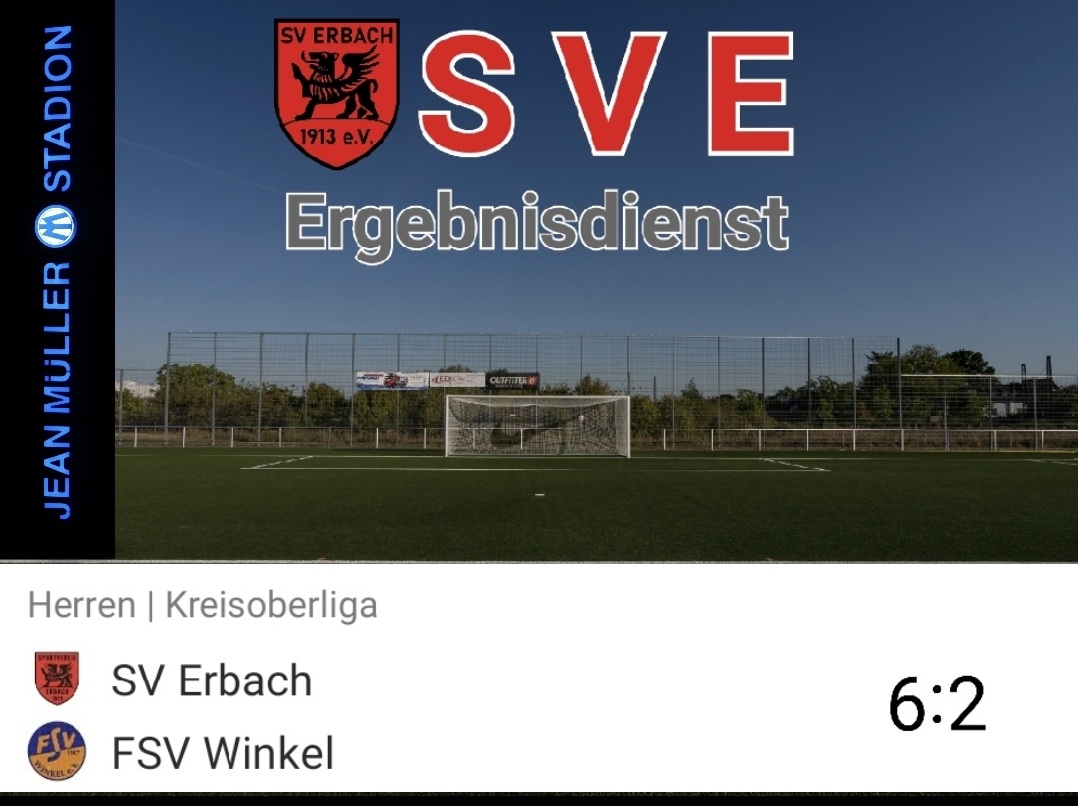 2023-10-06 Ergebnis SVE – FSV Winkel