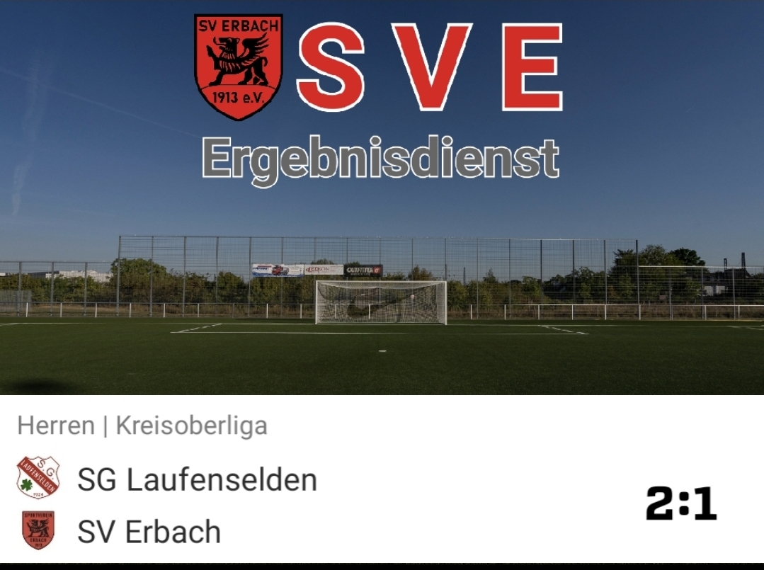 2023-10-15 Ergebnis SG Laufenselden – SVE