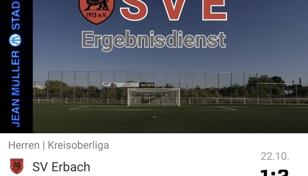 2023-10-22 Ergebnis SVE – FC Waldems