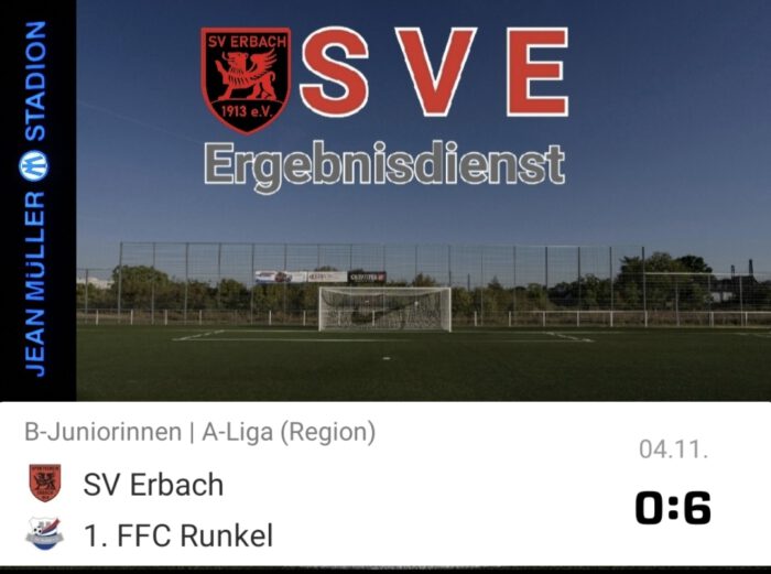 2023-11-04 Ergebnis SVE (Bw) – 1. FFC Runkel