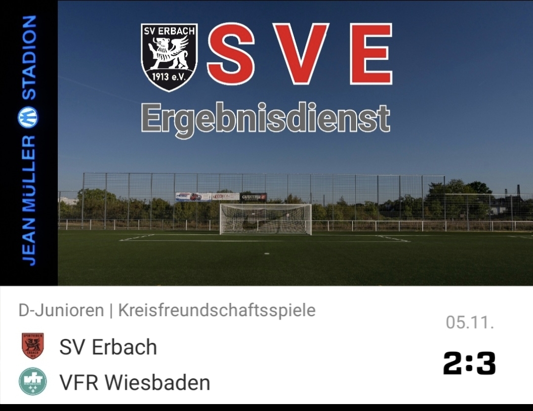 2023-11-05 Ergebnis SVE (D1) – VFR Wiesbaden