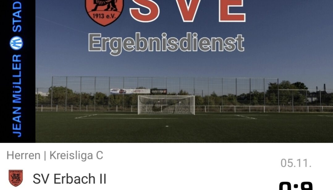 2023-11-05 Ergebnis SVE II – SV Oberwalluf II