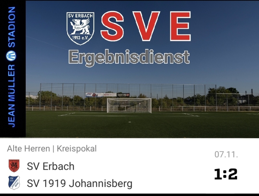 2023-11-07 Ergebnis SVE (AH) – SV 1919 Johannisberg