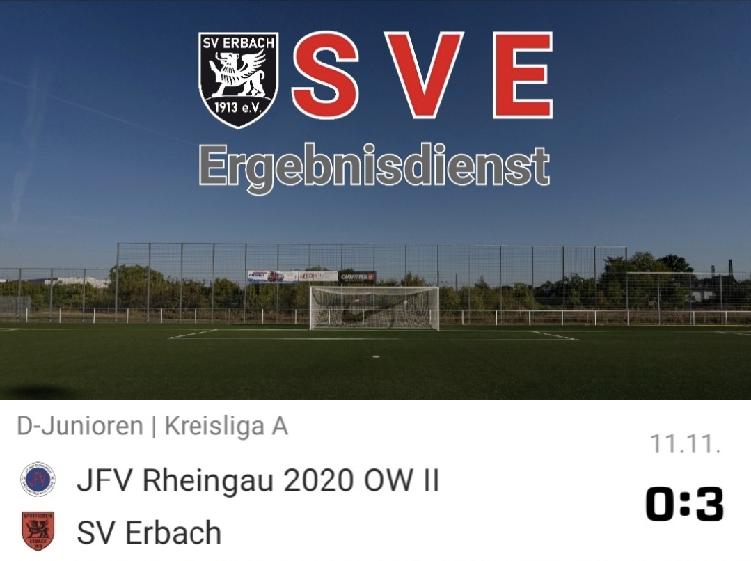 2023-11-11 Ergebnis JFV Rheingau 2020 OW II – SVE (D1)