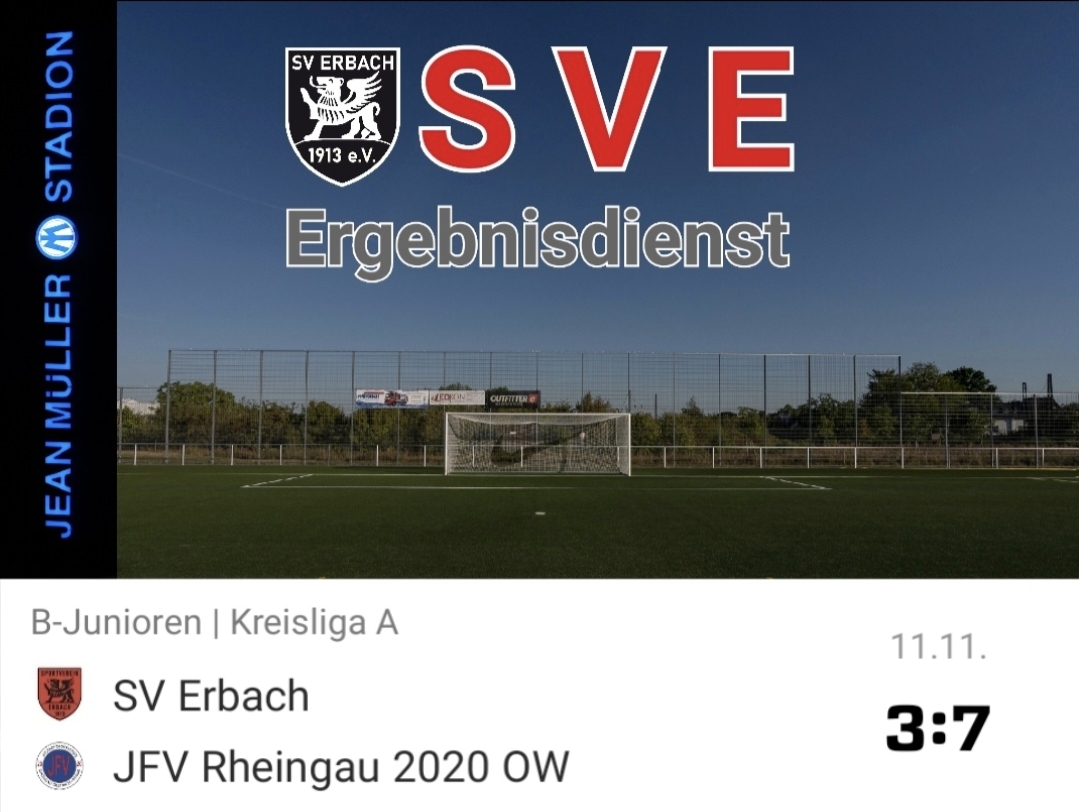 2023-11-11 Ergebnis SVE (B) – JFV Rheingau 2020 OW