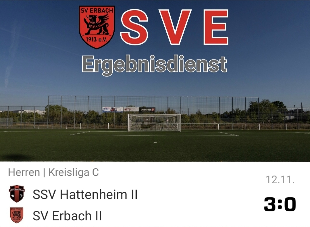 2023-11-12 Ergebnis SSV Hattenheim II – SVE II