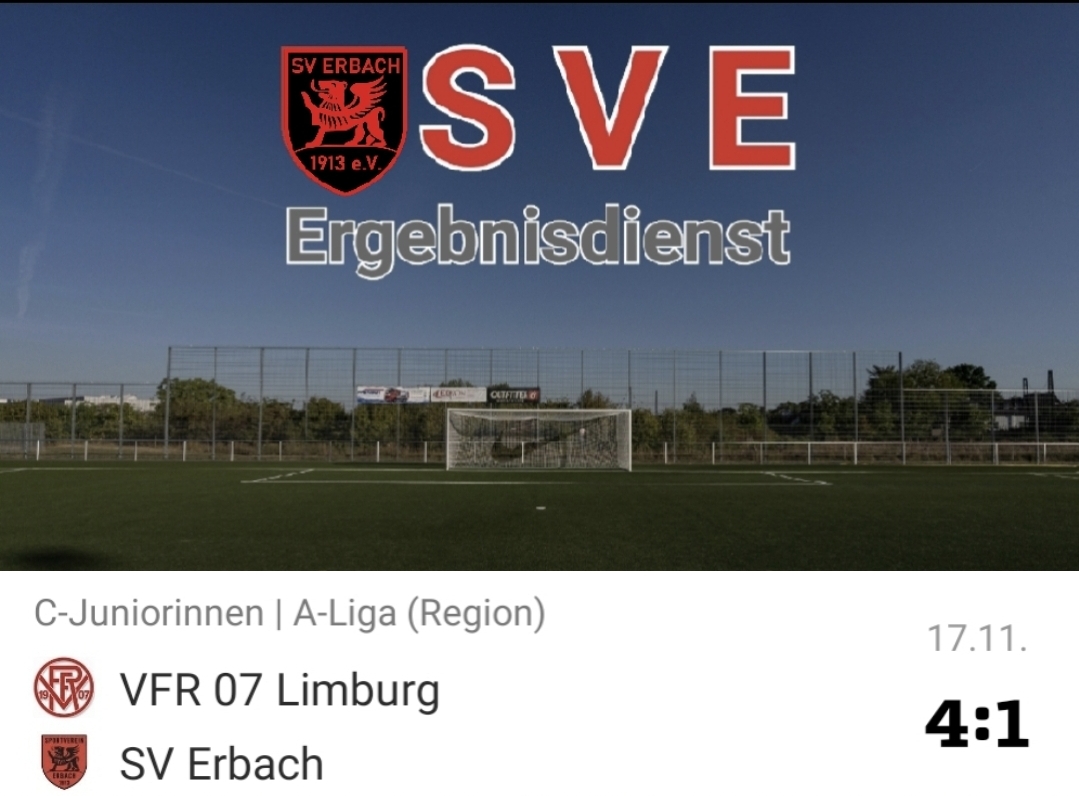 2023-11-17 Ergebnis VFR 07 Limburg – SVE(Cw)