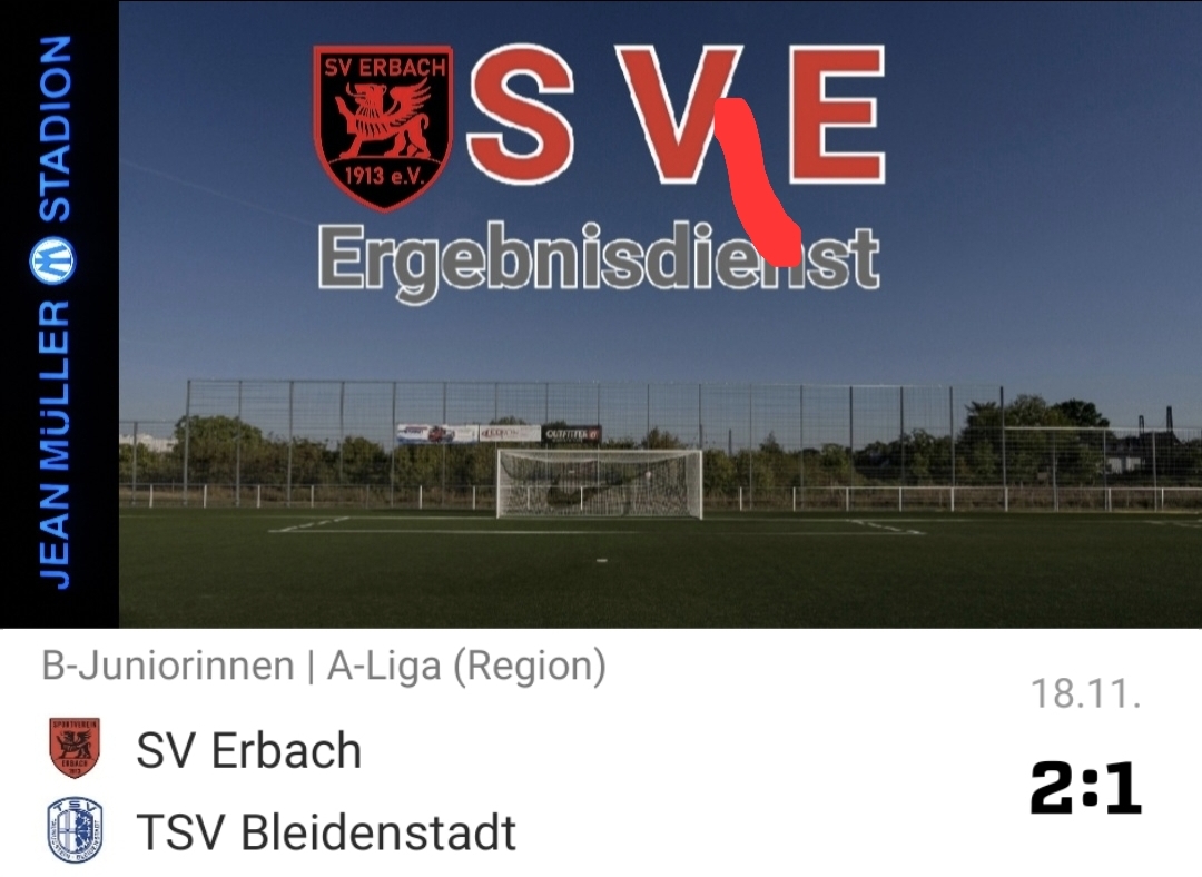 2023-11-18 Ergebnis SVE (Bw) – TSV Bleidenstadt