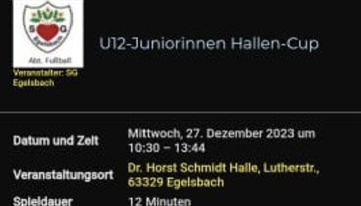 2023-12-27 Ergebnis SVE(Cw) – U12-Juniorinnen Hallen-Cup (1)